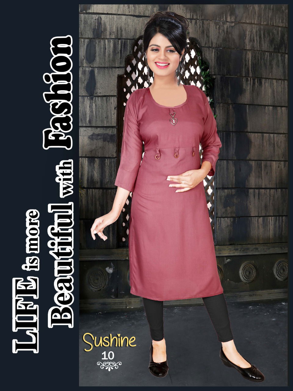 Aagya Sunshine  Latest Fancy Designer Ethnic Style Casual Wear Kurti Collection